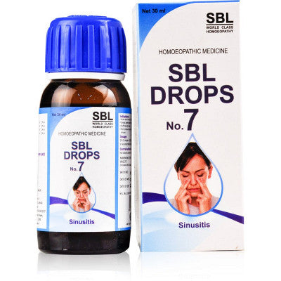SBL Drops No 7 Sinusitis (30ml)