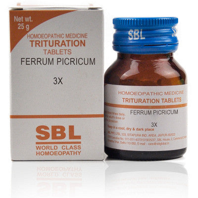 SBL Ferrum Picricum 3X (25g)
