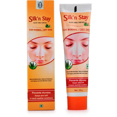 SBL Silk N Stay Aloe Vera Cream Normal And Dry Skin (50g)- Pack of 3