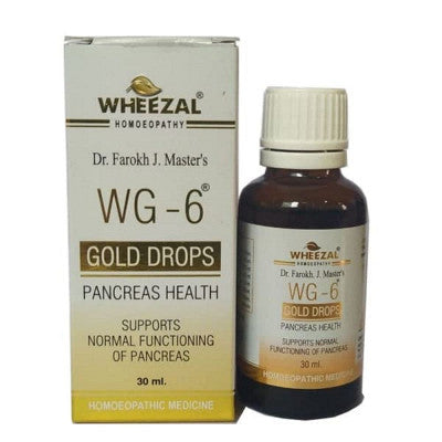 Wheezal WG 6 Gold Drops Pancreas Health (30ml)