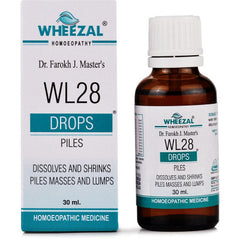 Wheezal WL-28 Piles Drops (30ml)